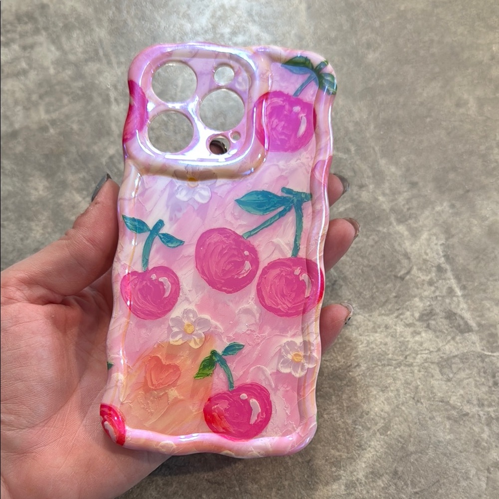 Cherry Blossom Pink Phone 15 Pro Case